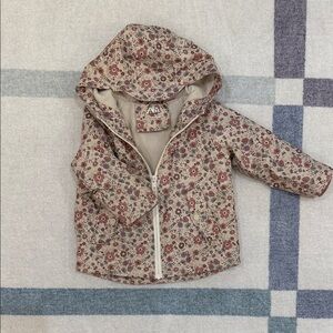 Zara Floral Kids Raincoat - Multicolor
